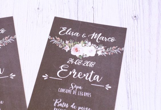 Placa de entrada de Casamento, idealizado e produzido pela Ideia Genial, especialista em convites de casamento personalizados e datas especiais.