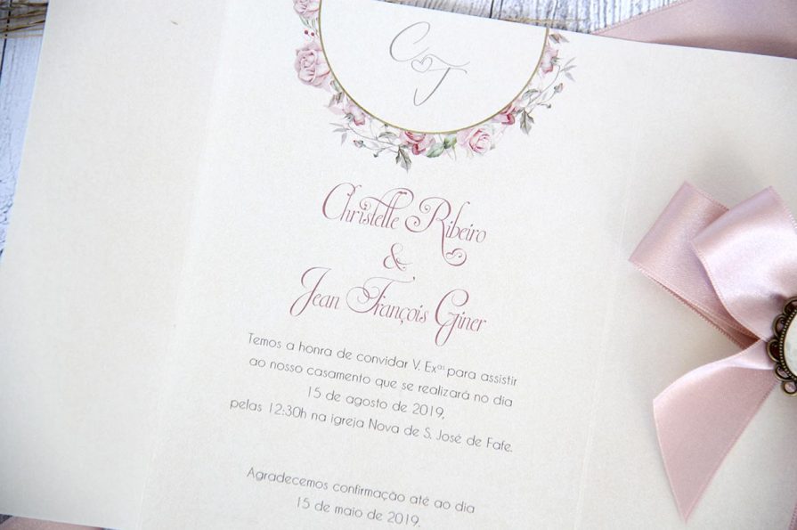 Convite Casamento personalizado, idealizado e produzido pela Ideia Genial, especialista em convites de casamento personalizados e datas especiais.